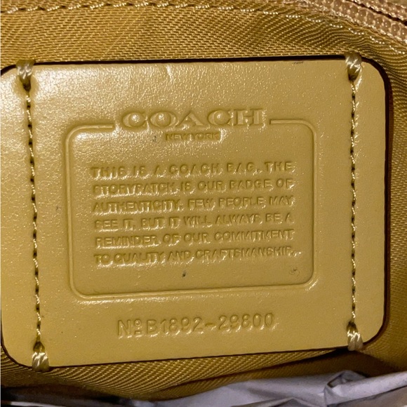 Rare Yellow Coach Bag - Picture 2 of 6